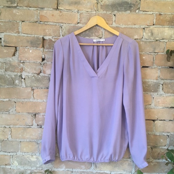 Classic Lavender Blouse Long Sleeved - Picture 1 of 4